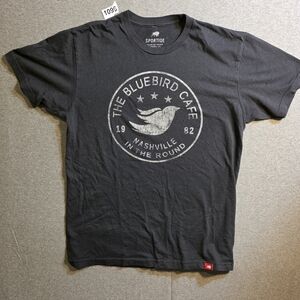 Bluebird Cafe Nashville  Mens Medium Cotton Breathable Casual Graphic Tee